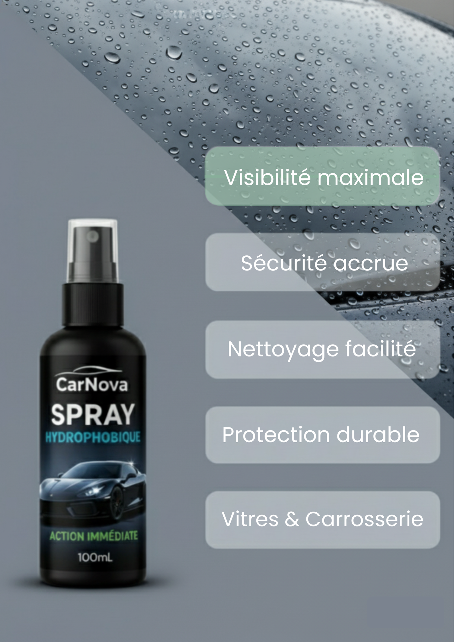 Spray hydrophobique - Carnova™